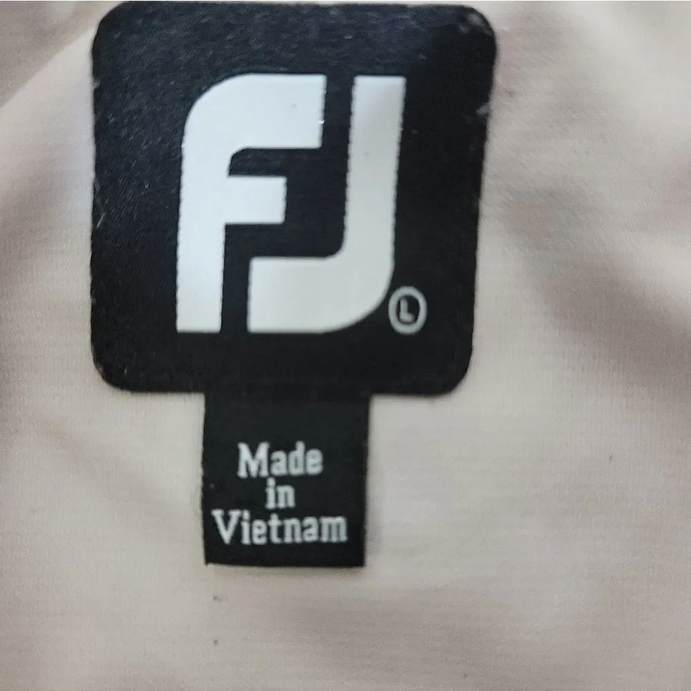 FootJoy FJ Golf Quarter Zip Pullover Windbreaker White Wickenburg CC
